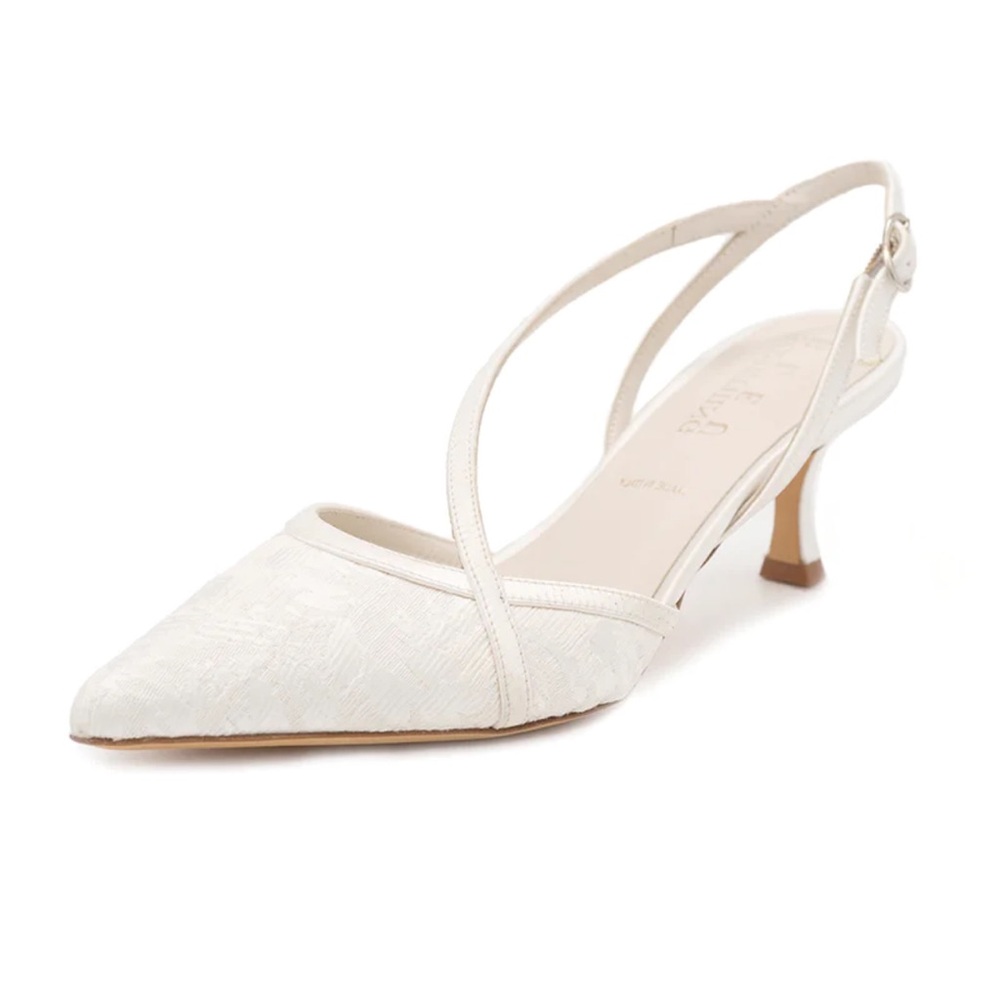 Something Bleu Seveyn Slingback Kitten Heel